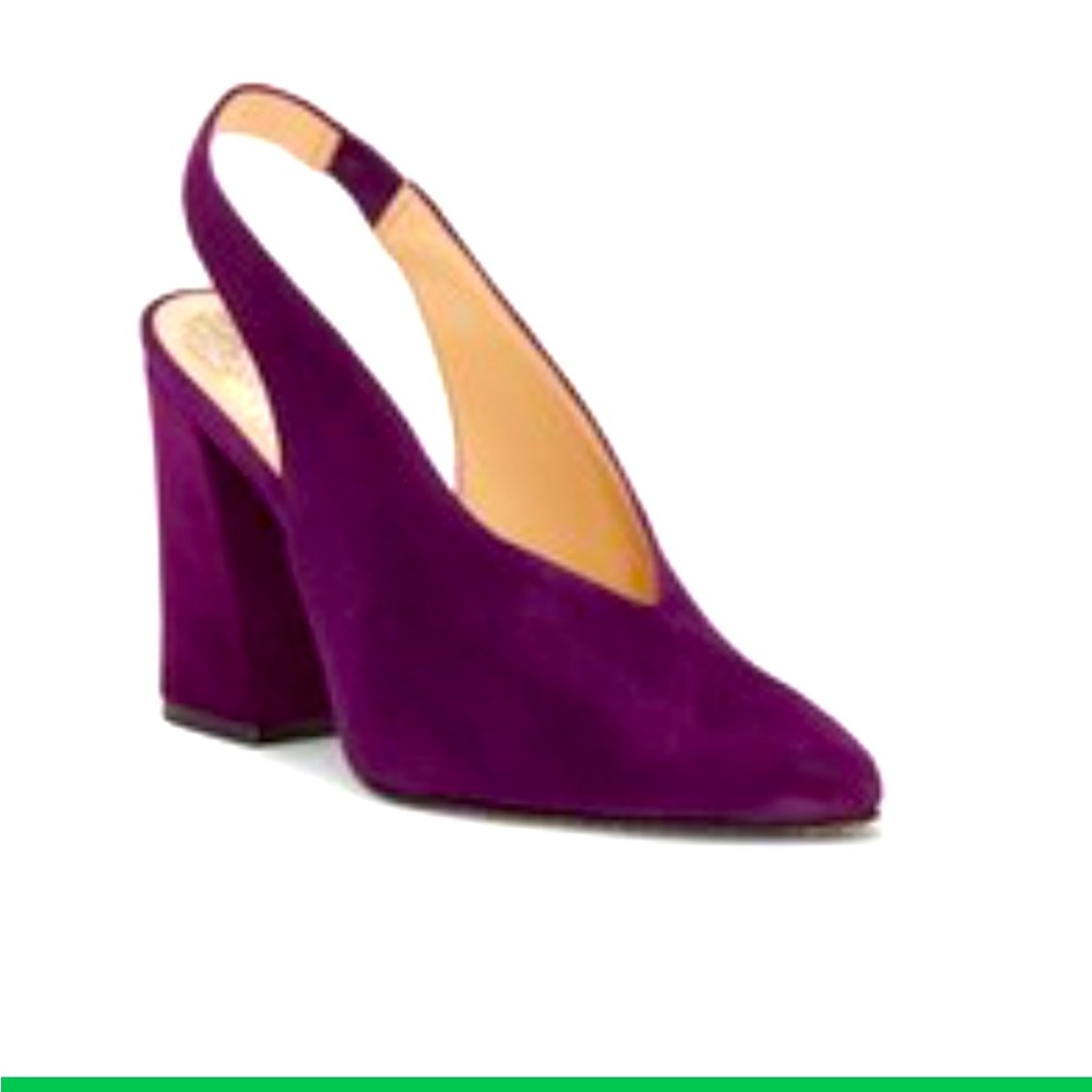 Vince Camuto sling back Suede heels. Size 8.5.